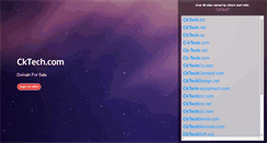 Desktop Screenshot of cktech.com