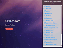 Tablet Screenshot of cktech.com